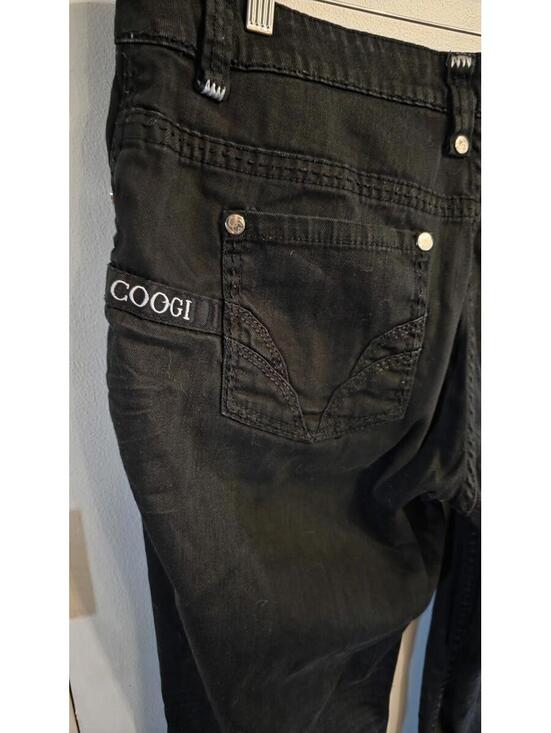 Coogi Australia Womens Size 16 Black Stylish Straight-Fit Denim Jeans! A6124 Y2K - Picture 6 of 7
